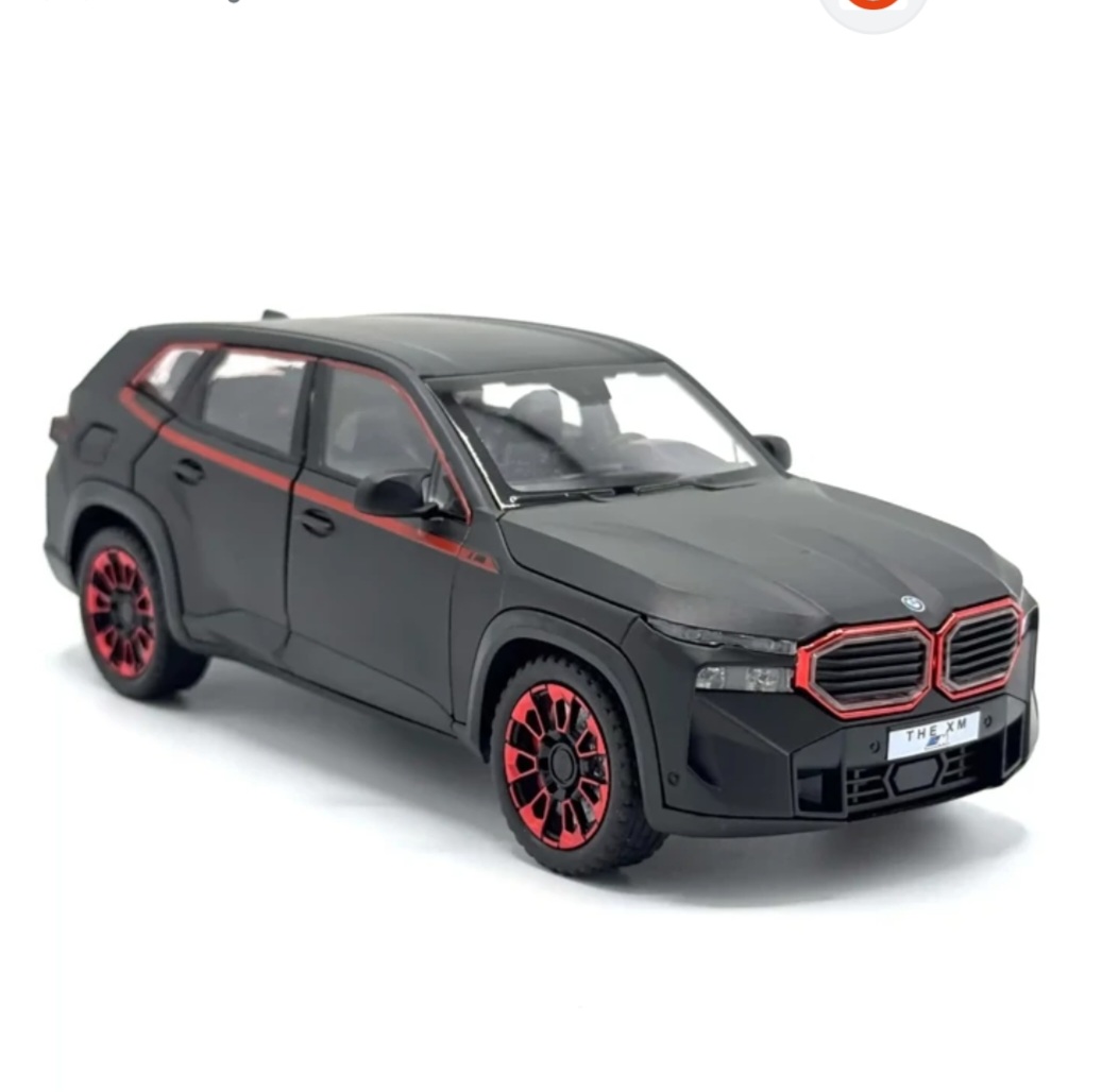 ماکت ماشین بی ام و ایکس ام bmw xm مشکی کربنی دودزاش کار نمیکنه