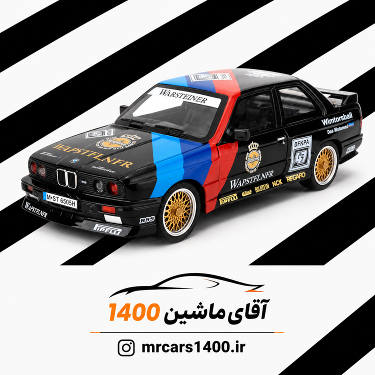 ماکت ماشین بی ام و bmw m3 ؟اسپورت مشکی برند چه ژی ۱/۲۴ خرید قسطی