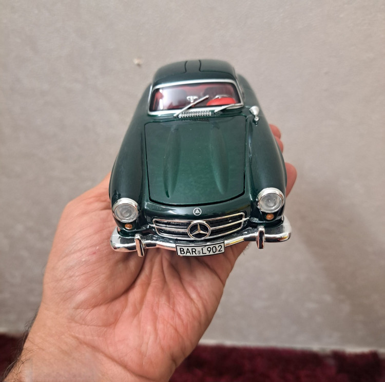 ماکت ماشین بنز 300 sl دودزا برند چه ژی سبز یشمی خرید قسطی