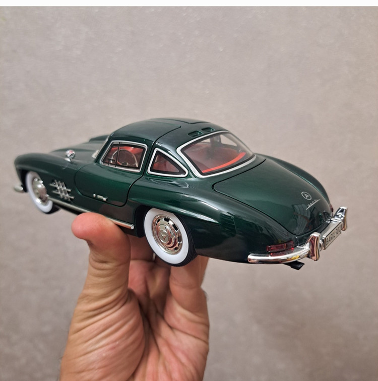 ماکت ماشین بنز 300 sl دودزا برند چه ژی سبز یشمی خرید قسطی