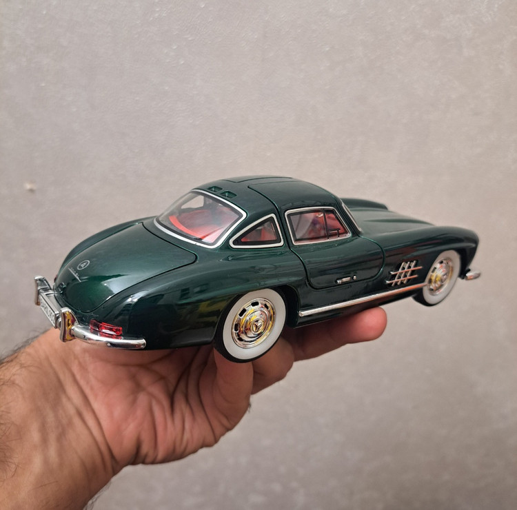 ماکت ماشین بنز 300 sl دودزا برند چه ژی سبز یشمی خرید قسطی