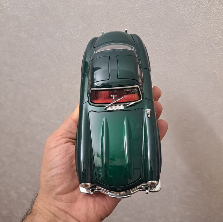 ماکت ماشین بنز 300 sl دودزا برند چه ژی سبز یشمی خرید قسطی