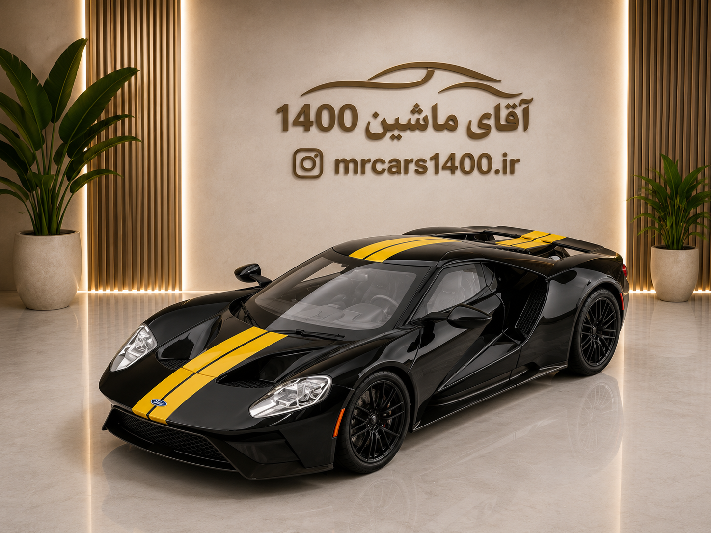 ماکت ماشین فورد جی تی برند چه ژی مقیاس ۱/۲۴